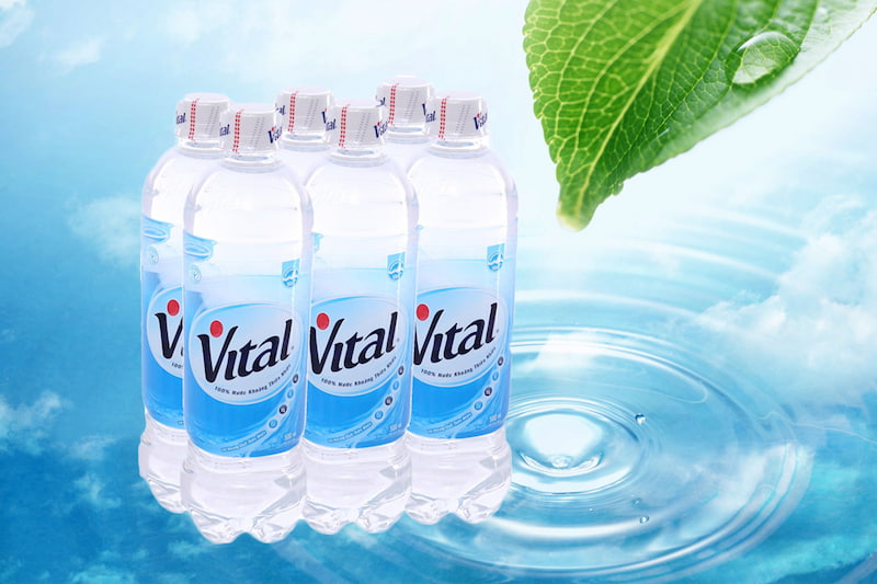 Nước uống Vital giàu khoáng chất tốt cho sức khỏe người bị gout