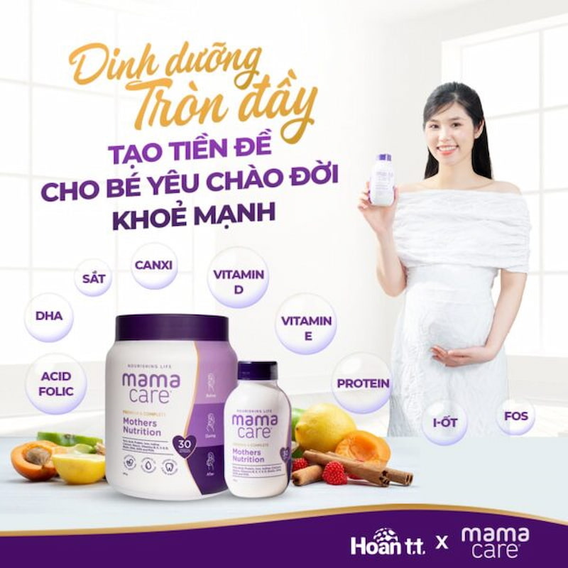 MamaCare Mothers Nutrition cung cấp dinh dưỡng thiết yếu cho cả mẹ và bé