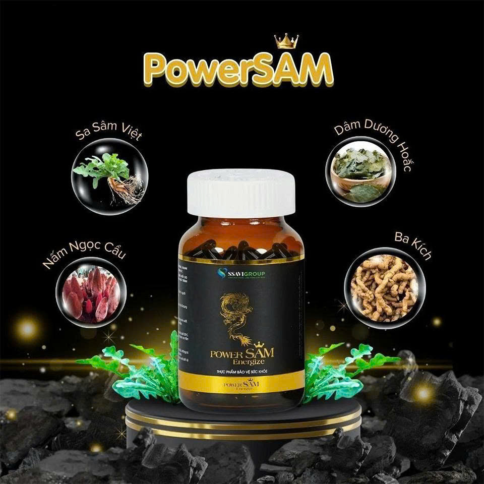 Đặc trưng bào chế từ dược liệu chủ đạo là Ba Kích và Sa Sâm Việt - loài sâm trồng trên cát biển duy nhất hiện nay