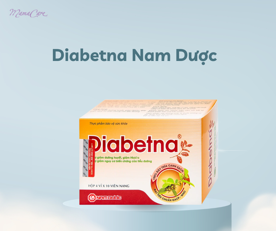 Diabetna có giá khoảng 105.000 – 115.000 VNĐ cho hộp 4 vỉ x 10 viên