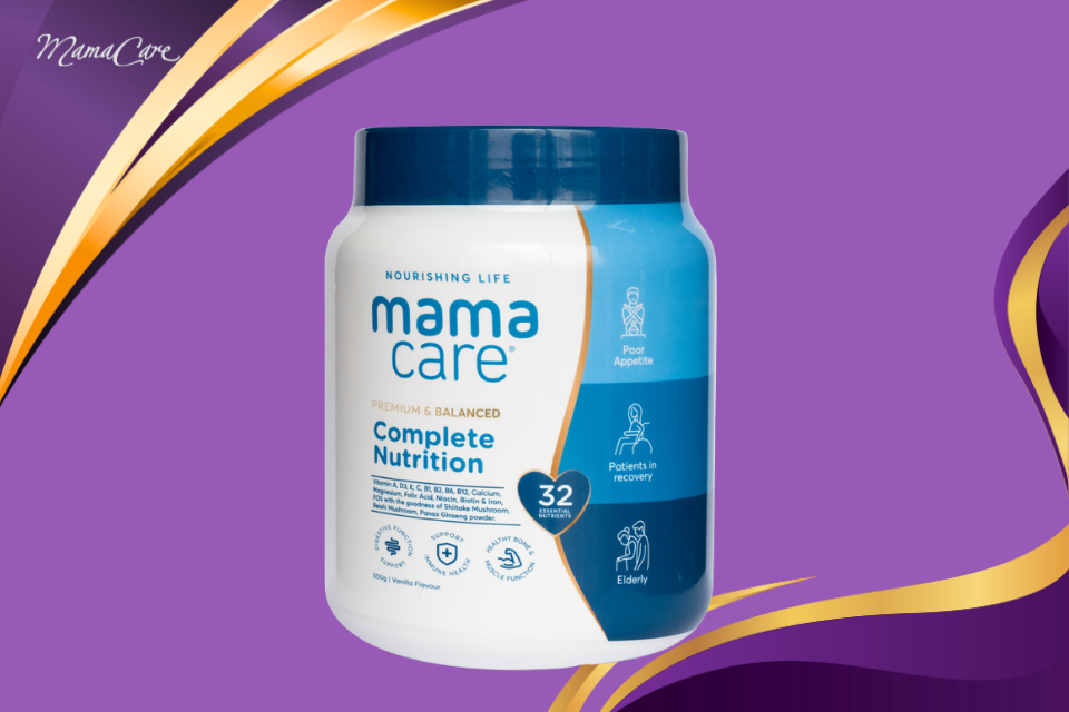 Được sản xuất tại Úc với tiêu chuẩn dược phẩm, MamaCare Complete Nutrition không chứa chất bảo quản, mang đến sự an tâm cho người sử dụng. Sản phẩm có hương vị vani dễ uống, phù hợp với nhu cầu dinh dưỡng hàng ngày của gia đình bạn